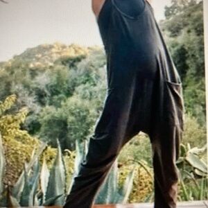 Free people Black Jumpsuit